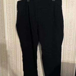 Chico’s Women's Pull-on Pants Size 2 (12) Ankle Black Elastic Waist